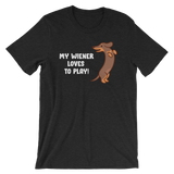 Playful Wiener-T-Shirts-Swish Embassy