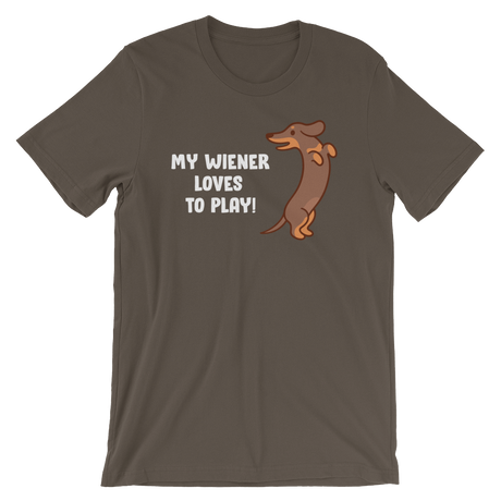 Playful Wiener-T-Shirts-Swish Embassy