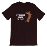 Playful Wiener-T-Shirts-Swish Embassy