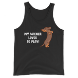 Playful Wiener (Tank Top)-Tank Top-Swish Embassy