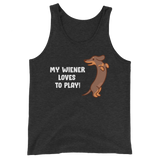 Playful Wiener (Tank Top)-Tank Top-Swish Embassy