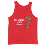 Playful Wiener (Tank Top)-Tank Top-Swish Embassy