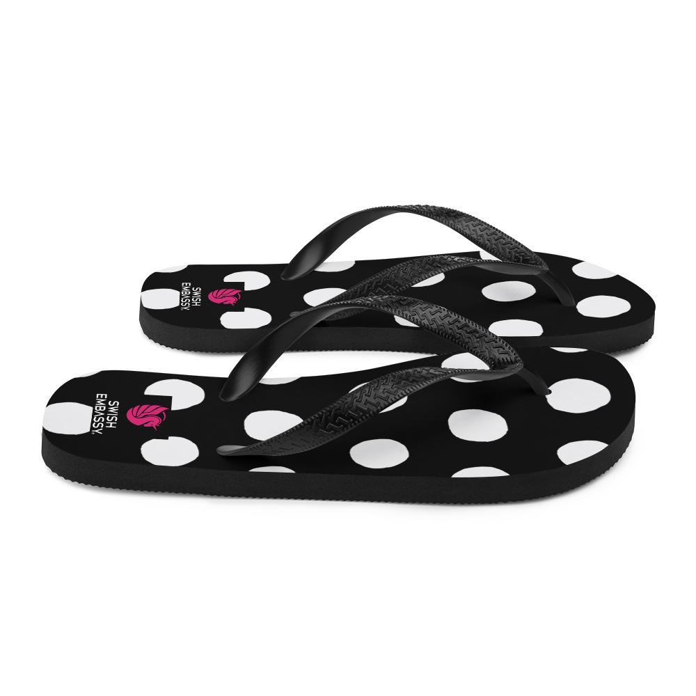 Polka Dot (Flip Flops)-Flip Flops-Swish Embassy