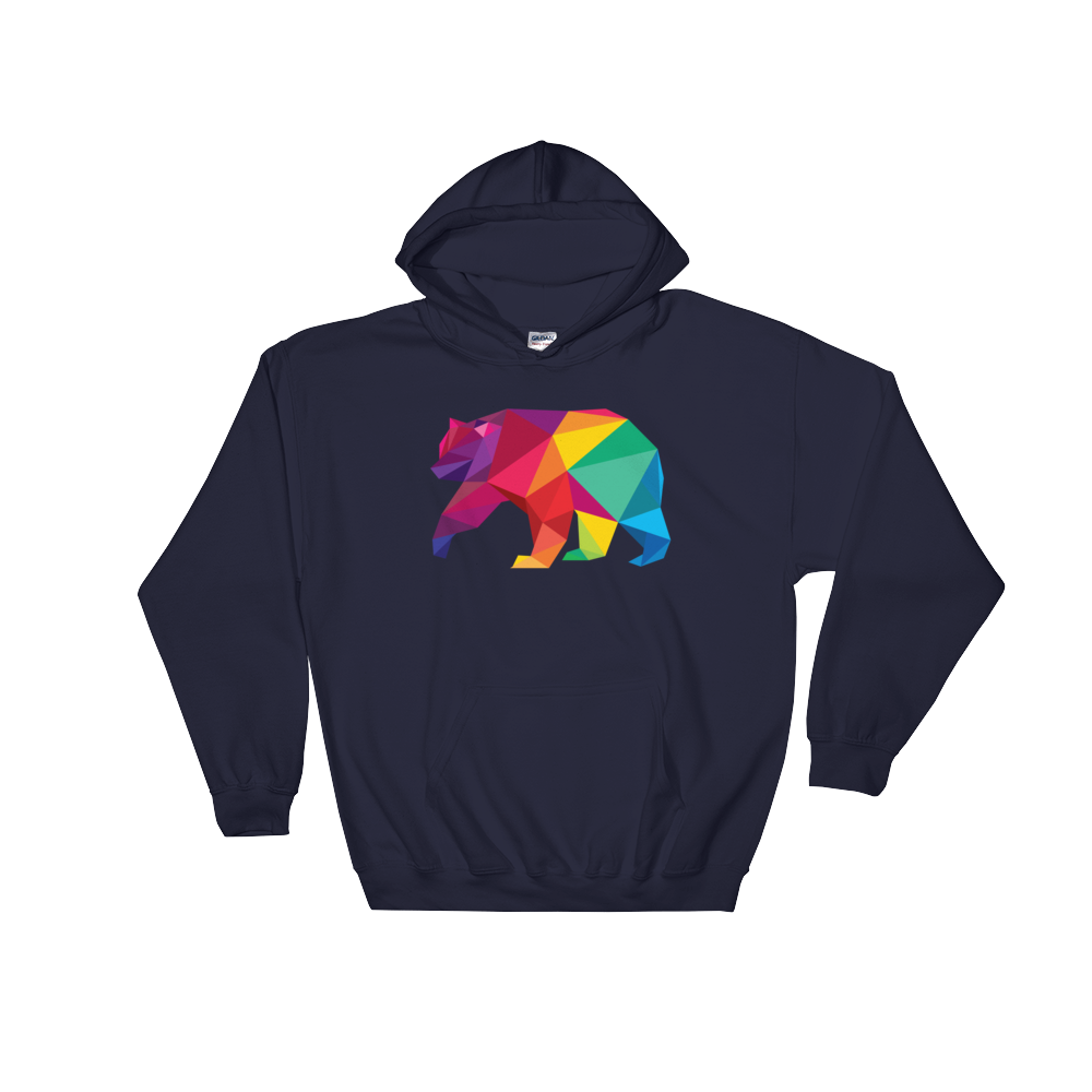 Polygon Bear (Hoodie)-Hoodie-Swish Embassy