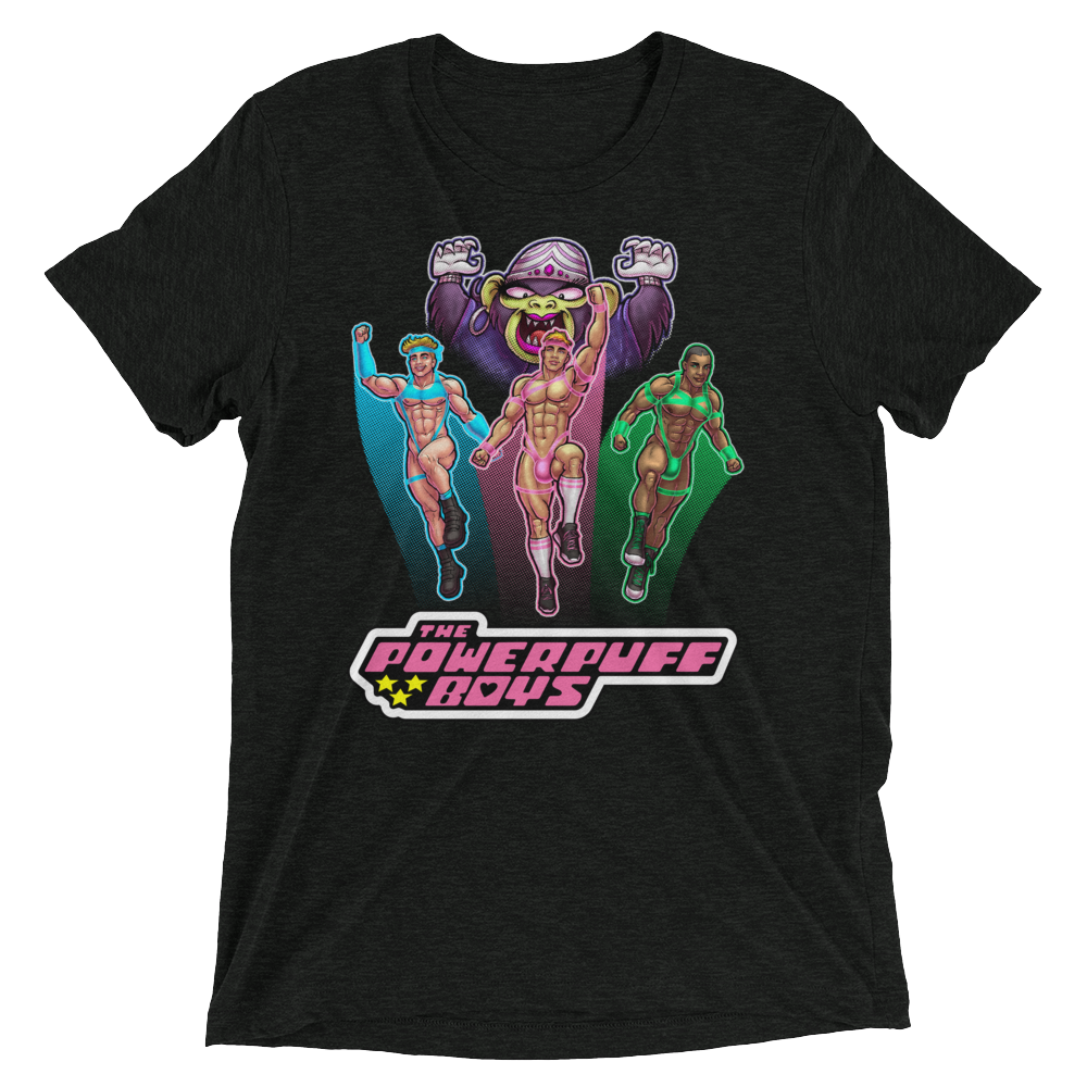 Powerpuff Boys (Retail Triblend)-Triblend T-Shirt-Swish Embassy