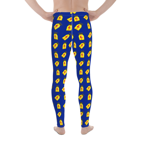 Rush Blue and Yellow (Meggings)-Meggings-Swish Embassy