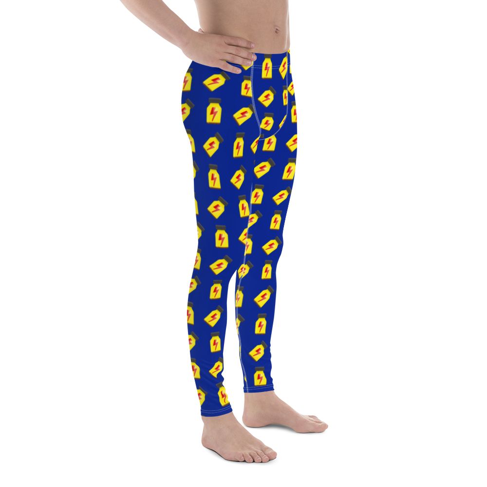 Rush Blue and Yellow (Meggings)-Meggings-Swish Embassy