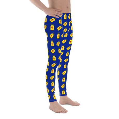 Rush Blue and Yellow (Meggings)-Meggings-Swish Embassy