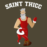 Saint Thicc-Christmas T-Shirts-Swish Embassy