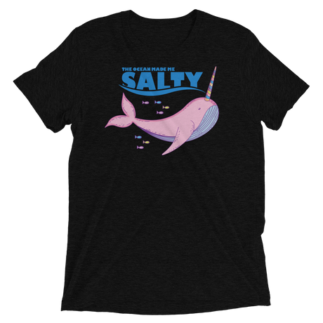 Salty Narwhal (Retail Triblend)-Triblend T-Shirt-Swish Embassy