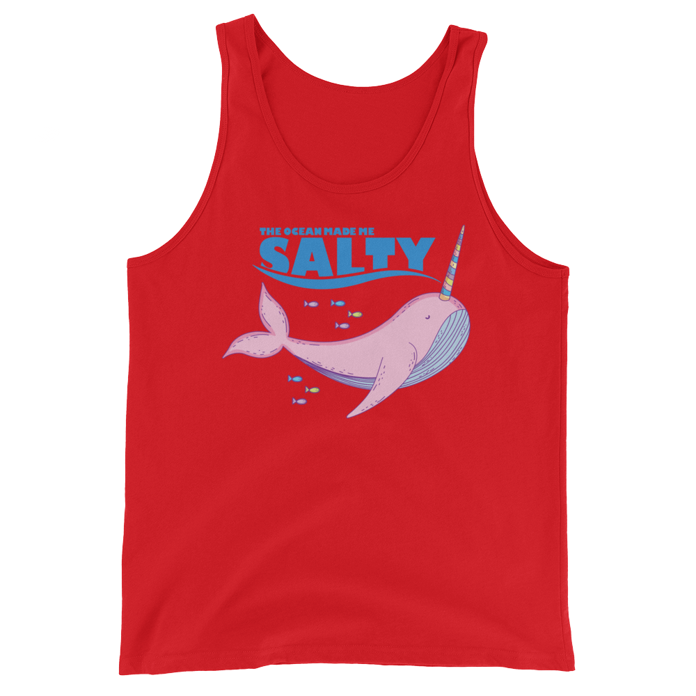 Salty Narwhal (Tank Top)-Tank Top-Swish Embassy