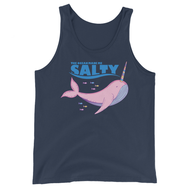 Salty Narwhal (Tank Top)-Tank Top-Swish Embassy