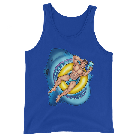 Shark Selfie Tank (Personalize - Cruise Collection)-Swish Embassy