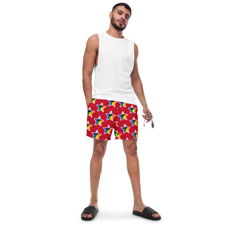 Stars and Progress (Swim Trunks)-Swim Trunks-Swish Embassy