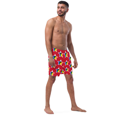 Stars and Progress (Swim Trunks)-Swim Trunks-Swish Embassy