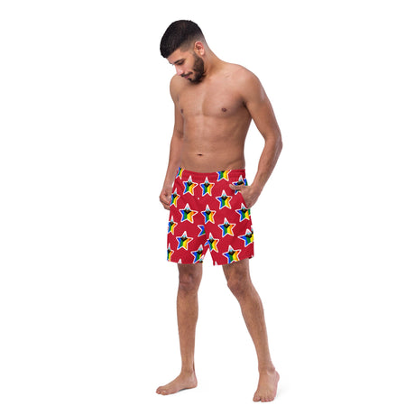 Stars and Progress (Swim Trunks)-Swim Trunks-Swish Embassy