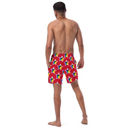 Stars and Progress (Swim Trunks)-Swim Trunks-Swish Embassy