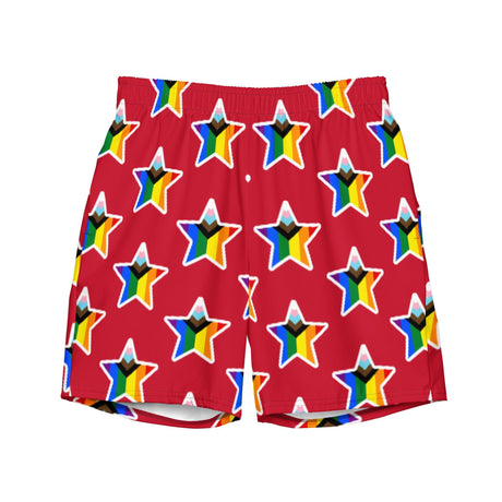 Stars and Progress (Swim Trunks)-Swim Trunks-Swish Embassy