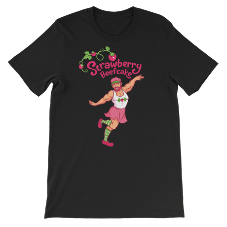 Strawberry Beefcake-T-Shirts-Swish Embassy