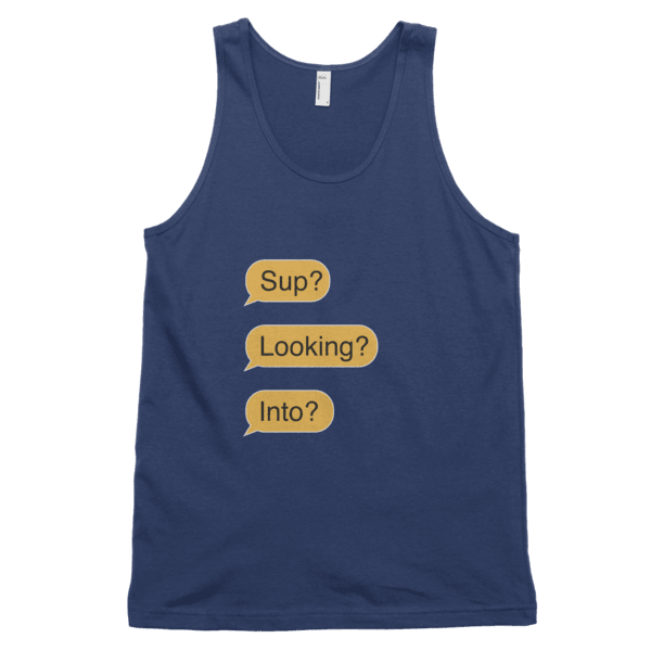 Sup? Looking? Into? (Tank)-Tank Top-Swish Embassy