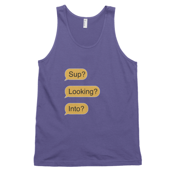 Sup? Looking? Into? (Tank)-Tank Top-Swish Embassy