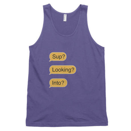 Sup? Looking? Into? (Tank)-Tank Top-Swish Embassy