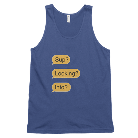 Sup? Looking? Into? (Tank)-Tank Top-Swish Embassy