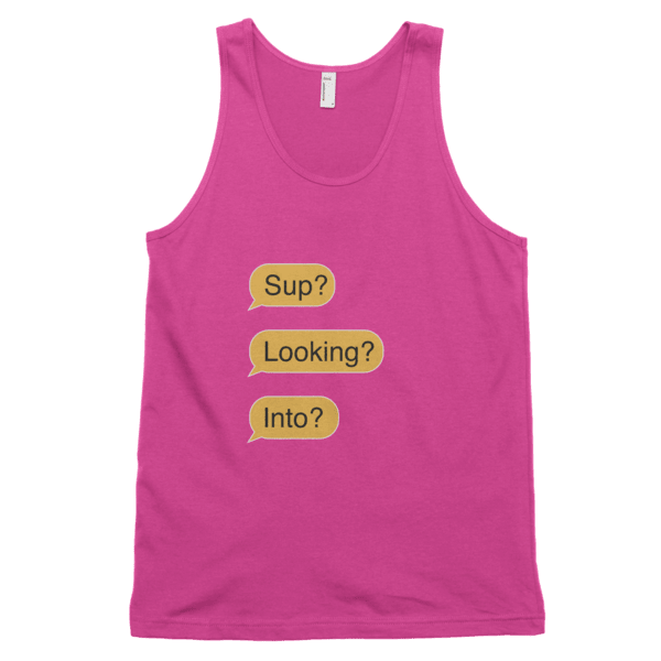 Sup? Looking? Into? (Tank)-Tank Top-Swish Embassy