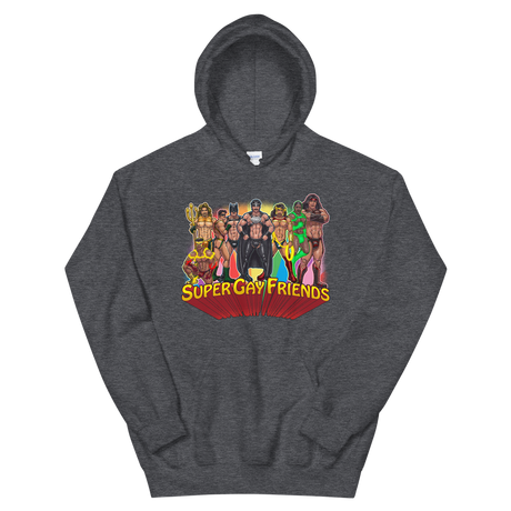 Supergay Friends (Hoodie)-Hoodie-Swish Embassy