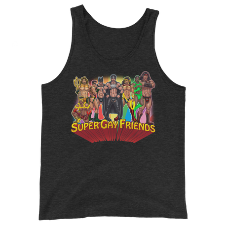 Supergay Friends (Tank Top)-Tank Top-Swish Embassy