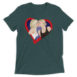 The Kiss (Retail Triblend)-Triblend T-Shirt-Swish Embassy