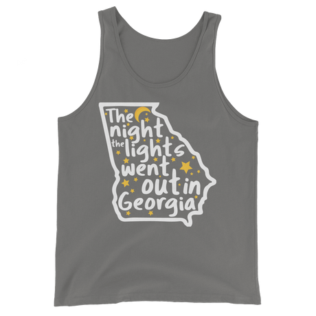 The Night the Lights Went Out in Georgia (Tank Top)-Tank Top-Swish Embassy