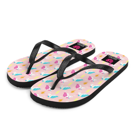 Unicorn Thunder (Flip Flops)-Flip Flops-Swish Embassy