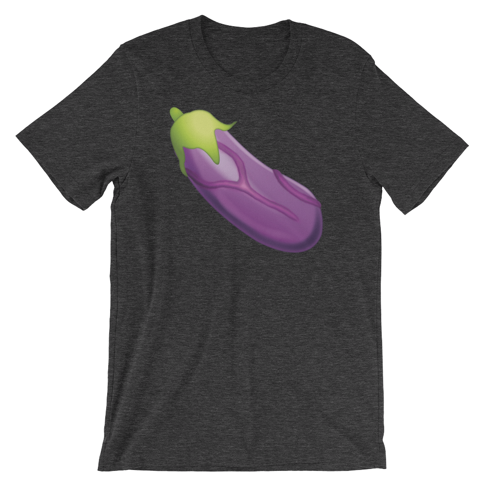 Veiny Eggplant Emoji-T-Shirts-Swish Embassy
