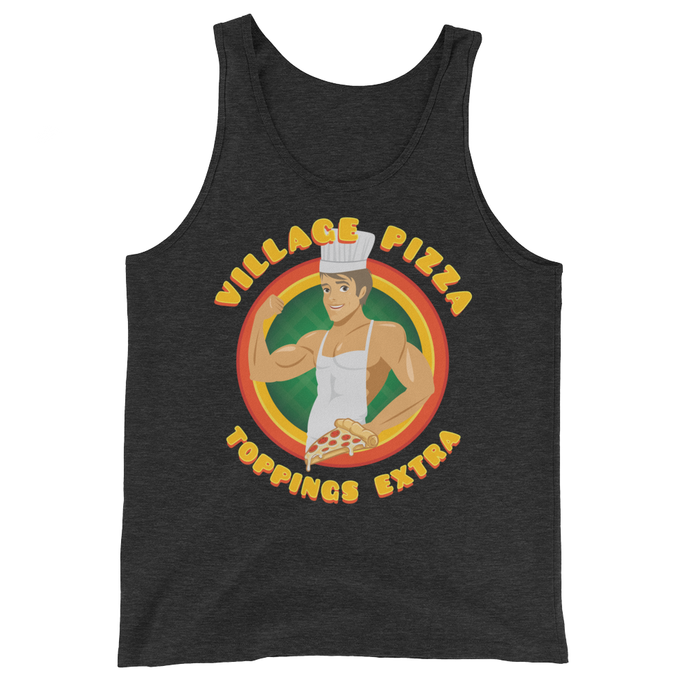 Village Pizza (Tank Top)-Tank Top-Swish Embassy