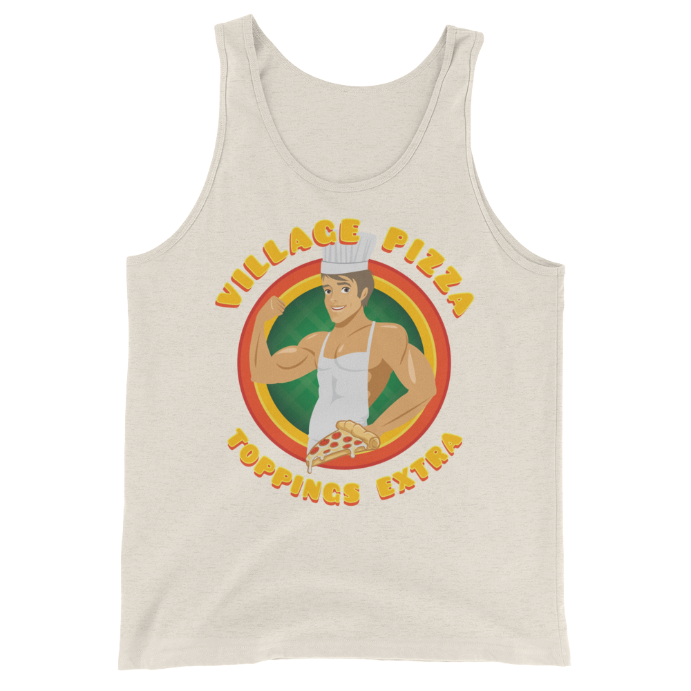 Village Pizza (Tank Top)-Tank Top-Swish Embassy