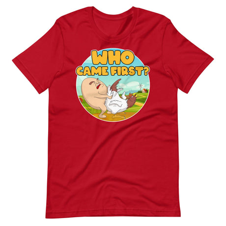 Who Came First?-T-Shirts-Swish Embassy