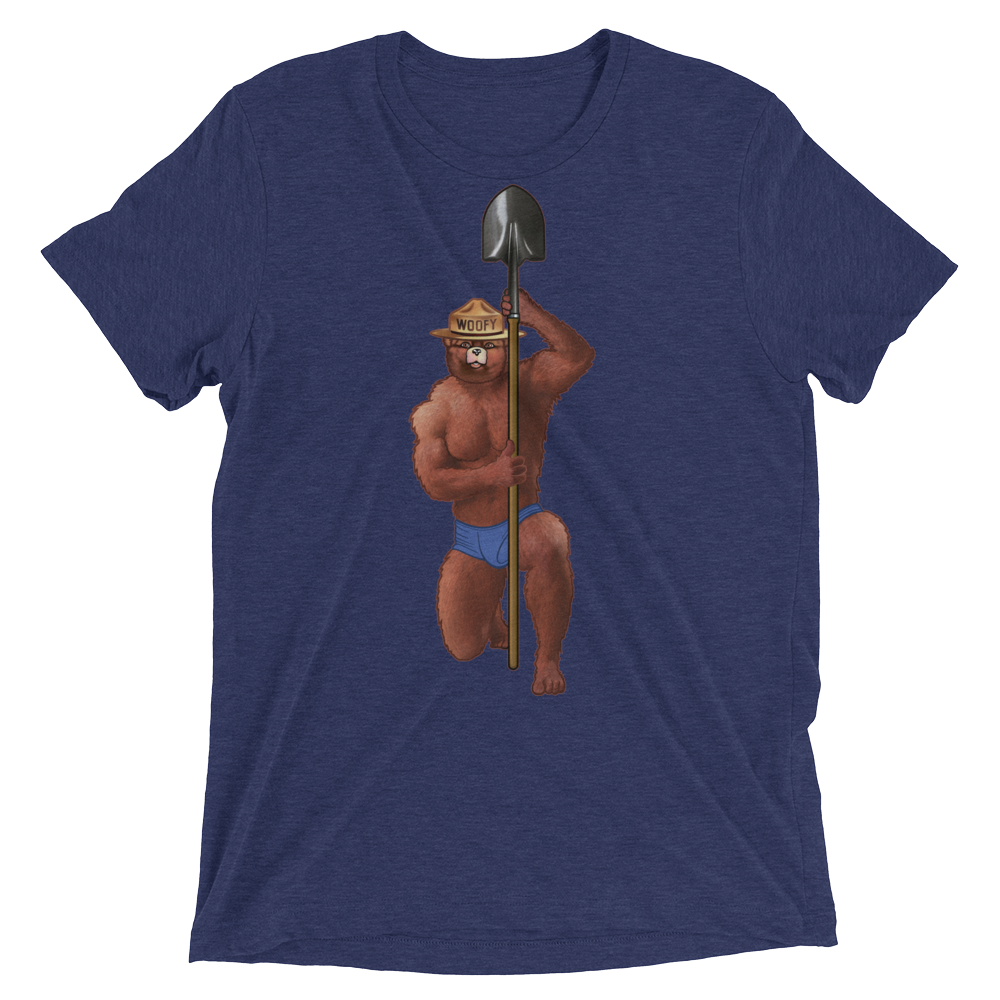Woofy the Bear-Triblend T-Shirt-Swish Embassy