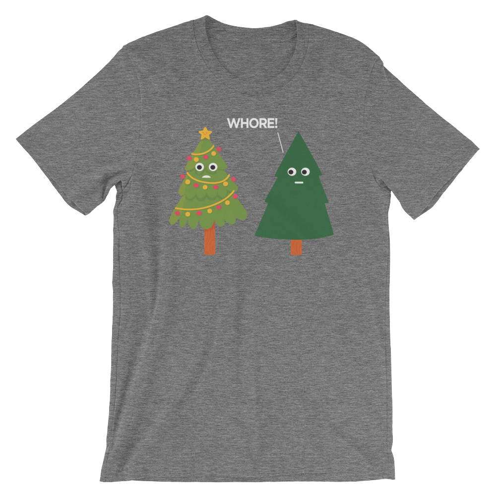 X-Mas Tree Shade-Christmas T-Shirts-Swish Embassy