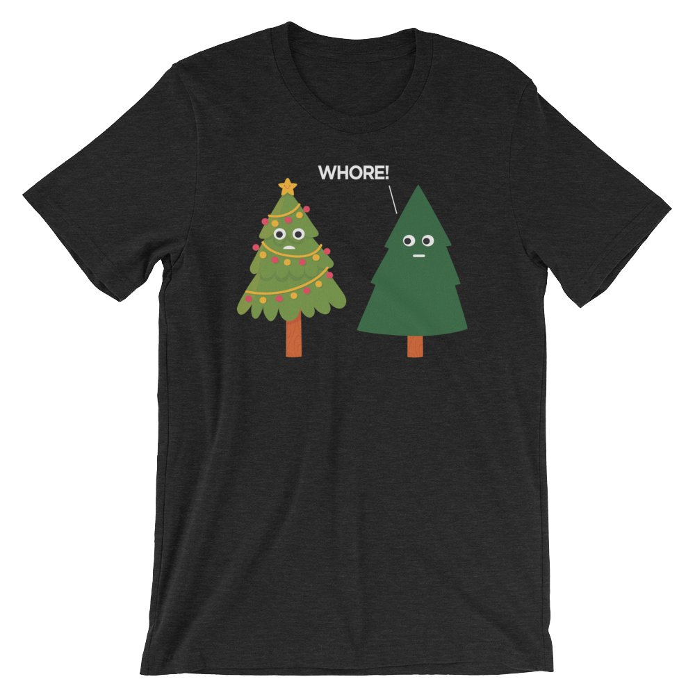 X-Mas Tree Shade-Christmas T-Shirts-Swish Embassy