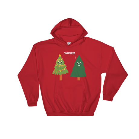 X-Mas Tree Shade (Hoodie)-Christmas Hoodies-Swish Embassy