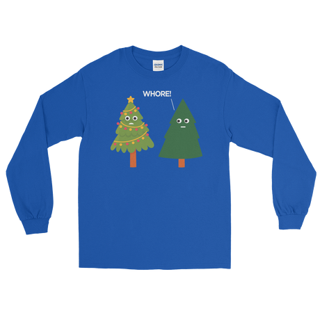 X-Mas Tree Shade (Long Sleeve)-Long Sleeve-Swish Embassy