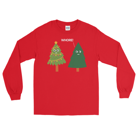 X-Mas Tree Shade (Long Sleeve)-Long Sleeve-Swish Embassy