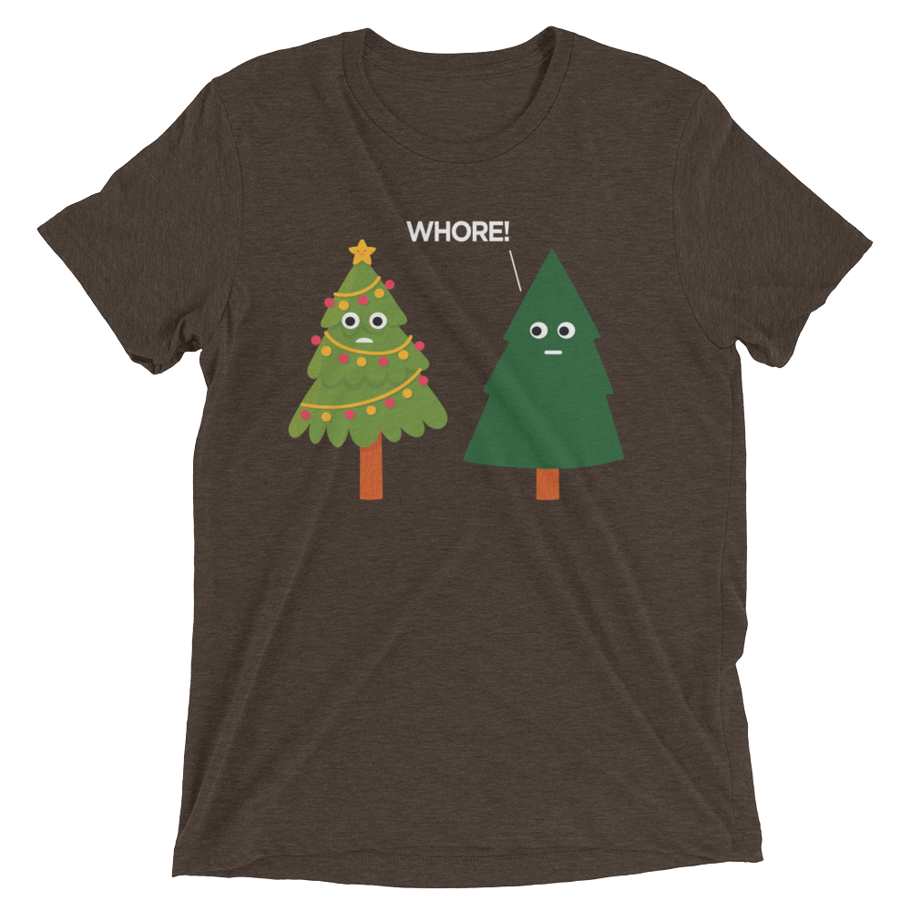 X-Mas Tree Shade (Retail Triblend)-Triblend T-Shirt-Swish Embassy