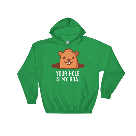 Your Hole is My Goal (Hoodie)-Hoodie-Swish Embassy