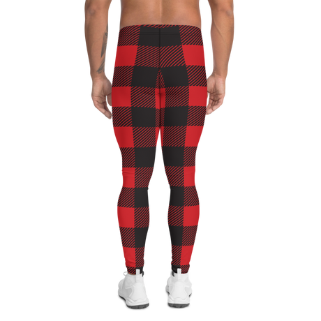 Buffalo Plaid Lumberjack (Leggings)-Meggings-Swish Embassy