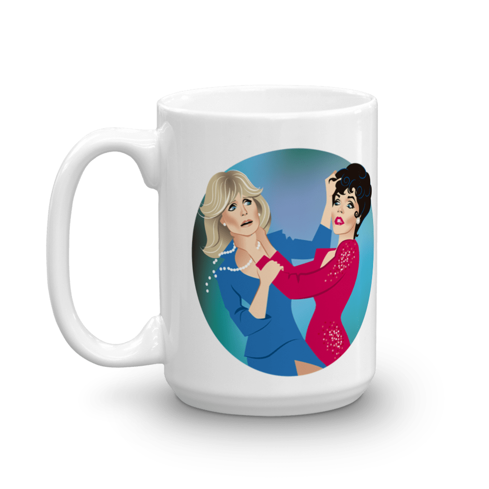 Cat Fight (Mug)-Mugs-Swish Embassy