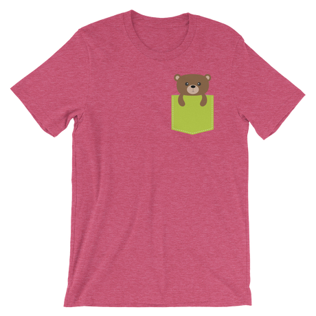 Faux Pocket Bear-T-Shirts-Swish Embassy