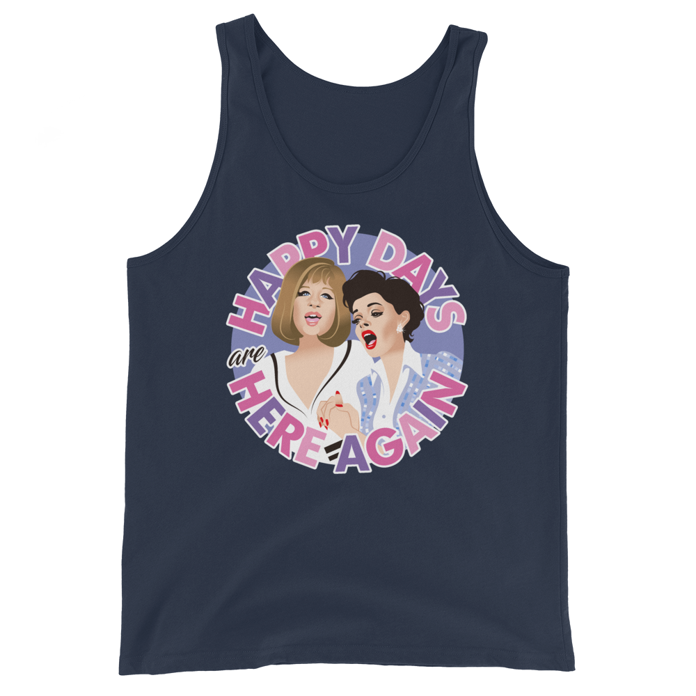 Happy Days Are Here Again (Tank Top)-Tank Top-Swish Embassy