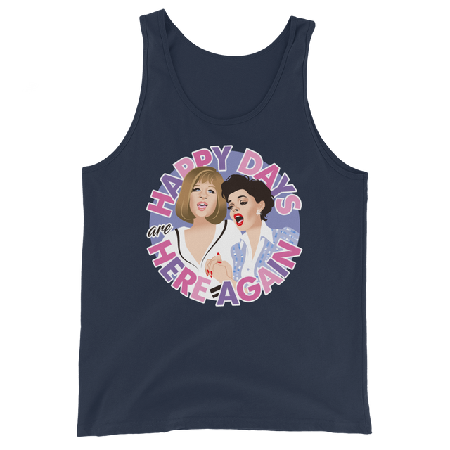 Happy Days Are Here Again (Tank Top)-Tank Top-Swish Embassy
